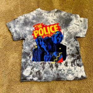 Superb large size police band t shirt